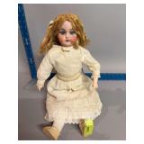 Bisque doll w sleep eyes and jointed