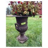 17" Cast Iron Urn