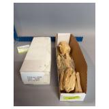 New box of glass prisms and loose prisms