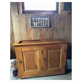 19D x 49L x 36H double door cabinet Would be great for a bathroom vanity