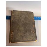 White House cookbook Copyright 1887 Spine is not attached to pages