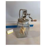 Dazey Churn Glass marked Made in America 4Q