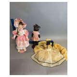 Three various dolls including two black Americana