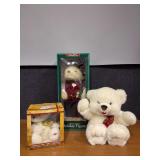 Animated fiber optic angel bear, deluxe animated bear and stuffed bear