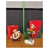 Two Clothtique figurines-“Christmas Glow” and “Unbearably Delicious”