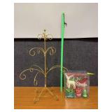 Ornament tree and new box 26ct shatterproof ornaments