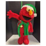 Fuzzy lighted Elmo approx 32” tall