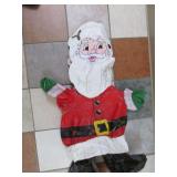 Santa and Candy Cane blow up(by mouth)