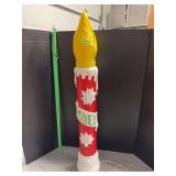 28” tall Noel blow mold