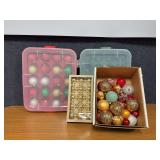 (2) 15ct ornament keepers and ornaments