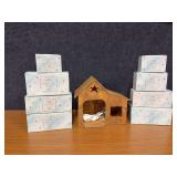 Josef Originals nativity w crèche