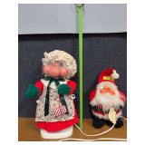 Rennoc animated Santakin Mrs Claus and stuffed Santakin Mr Claus