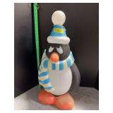 29” tall penguin blow mold