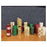 Tote of all new holiday candles