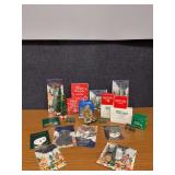 Copy paper box full of Dept 56 accessory pieces