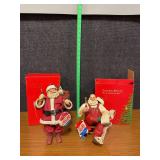 Two Clothtique figurines-"Santa’s Pepsi Break" and “Pepsi-Cola Santa”