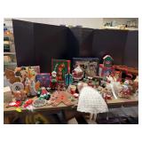 Large group of all kinds of Christmas decor