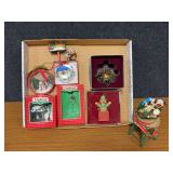 Hallmark and other ornaments as shown