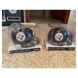Steelers mini helmets-Jack Lambert, Ben Rothlisberger