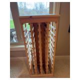 Pine wine rack, 44 bottle capacity