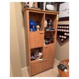 11D x 30L x 62H multi door cabinet NO CONTENTS