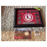 St Louis Cardinals commemorative coin Set 11 World Series titles and Busch Stadium coin