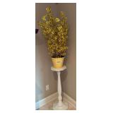 33" plant stand and 36" artifical plant