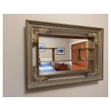 Wall mirror w/shelves 42 x 30