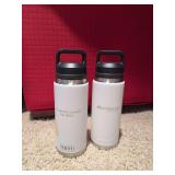 Two 26oz Yeti water bottles