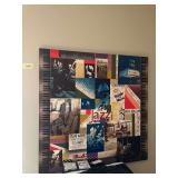 Jazz motif canvas print by Bustamante  48 x 48