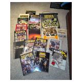 Hawkeye magnetic dart board, programs, media guides