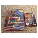 Quarters Map of the United States and George Washington National Park Quarters