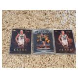 3 Caitlin Clark trading cards