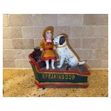 Speaking Dog cast Iron bank
