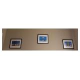 Three FL beach prints by Michael Jasonski (signed)