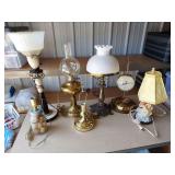 Lamps and lamp shades, glass lamp shades, hurricane lamps & parts, light fixture shades