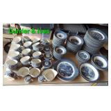 Currier & Ives dinnerware