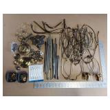 Lamp Parts for repair and DIY, harps, locks, sockets, wire, pipes, everything you need to fix or build your own lamp