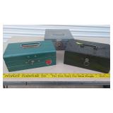 3 Lock Boxes (2 have keys)