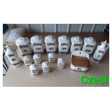 Czech spice/canister set