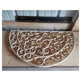 Half round and Square cast iron grates