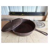 Cast Iron Pot and deep skillet with lid