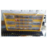 4 parts drawers cabinets and assorted contents (small parts)