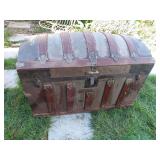 Camelback trunk, 36"L x 20"D x 24"H