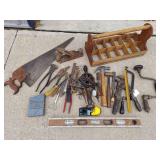 Mixed Hand Tools & Tool Caddy