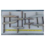 Wood Vise Clamps (disassembled for storage)