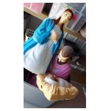 3-pc Blow mold Nativity set