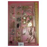 Jewelry tray lots tagged J1 & J7