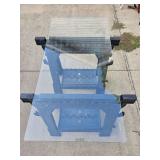 2 Newly Silvered Mirrors 13"x20", 1 pane of glass 20"x40" (smoothed/rounded edges)