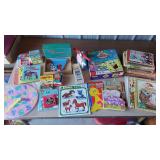 Kids books, movies, games, puzzles, toys, educational items